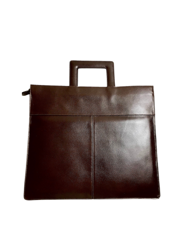 Jennifer Portfolio Clutch - Chocolate Brown