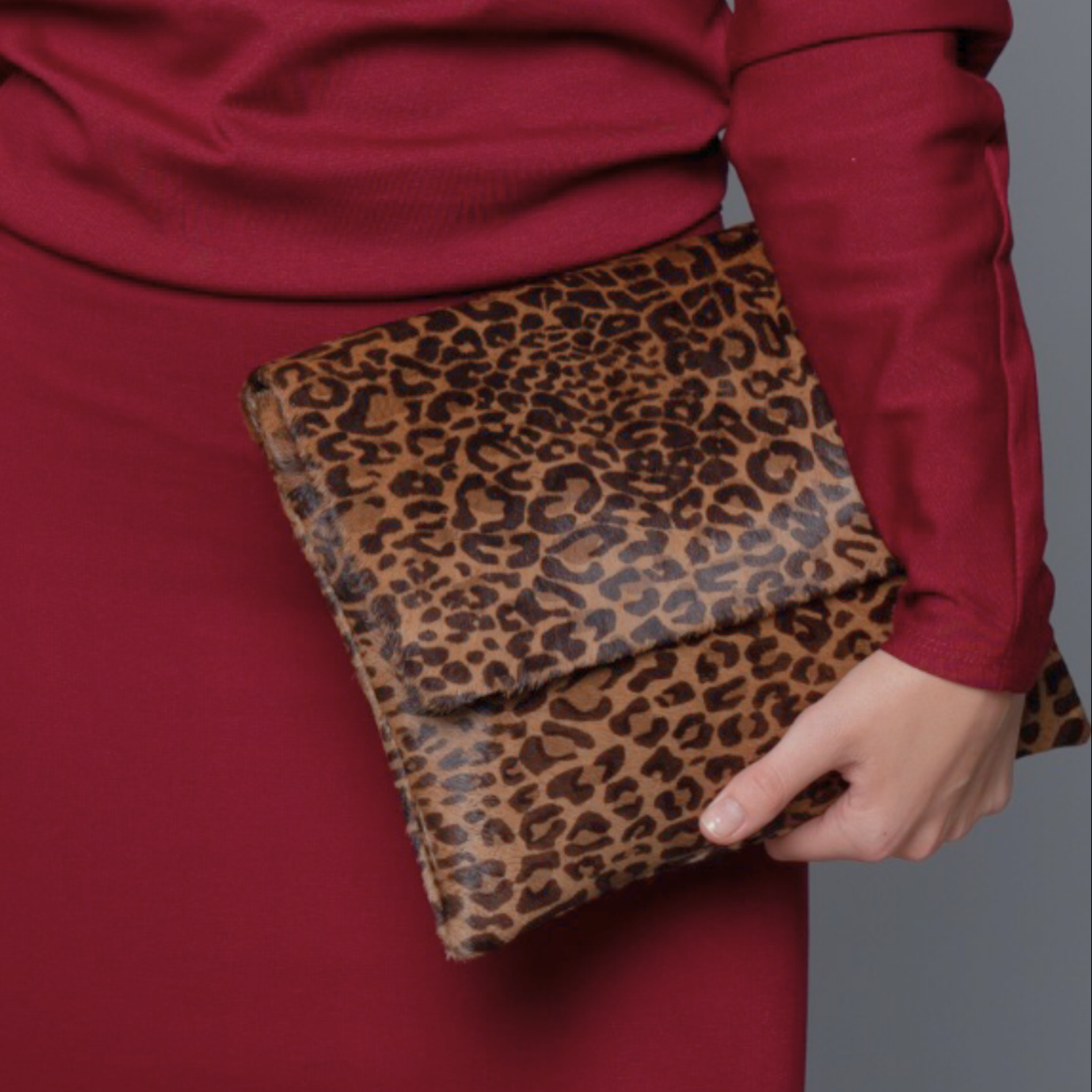 Madison Clutch - Cheetah Print