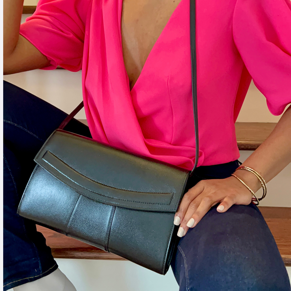 Miriam Clutch - Black