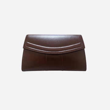 Miriam Clutch - Chocolate Brown