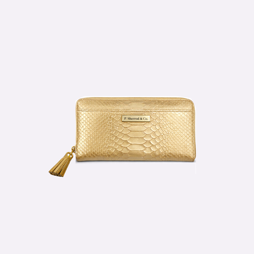 Nia Embossed - Champagne Gold Python