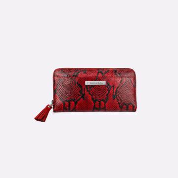 Nia Embossed - Red Snake