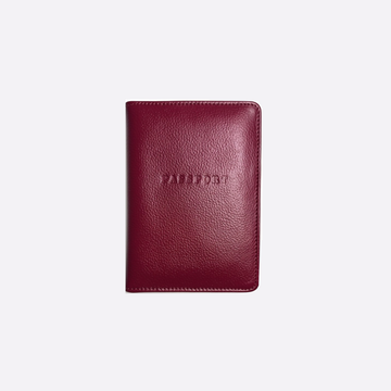 Passport Cover - Burgundy