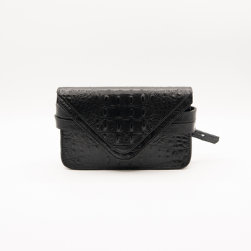 Sadie Belt Bag / Embossed - Black Croc