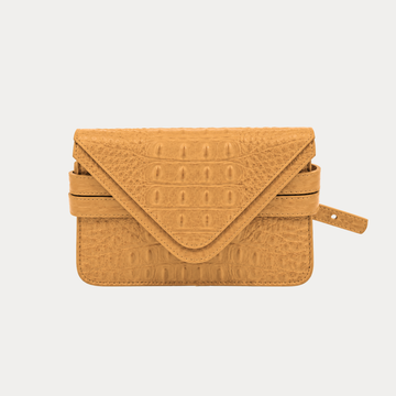 Sadie Belt Bag / Embossed - Tan Croc