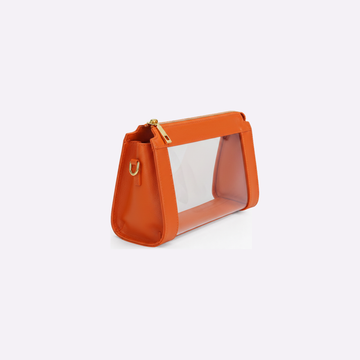 Kelly Clear Bag - Orange